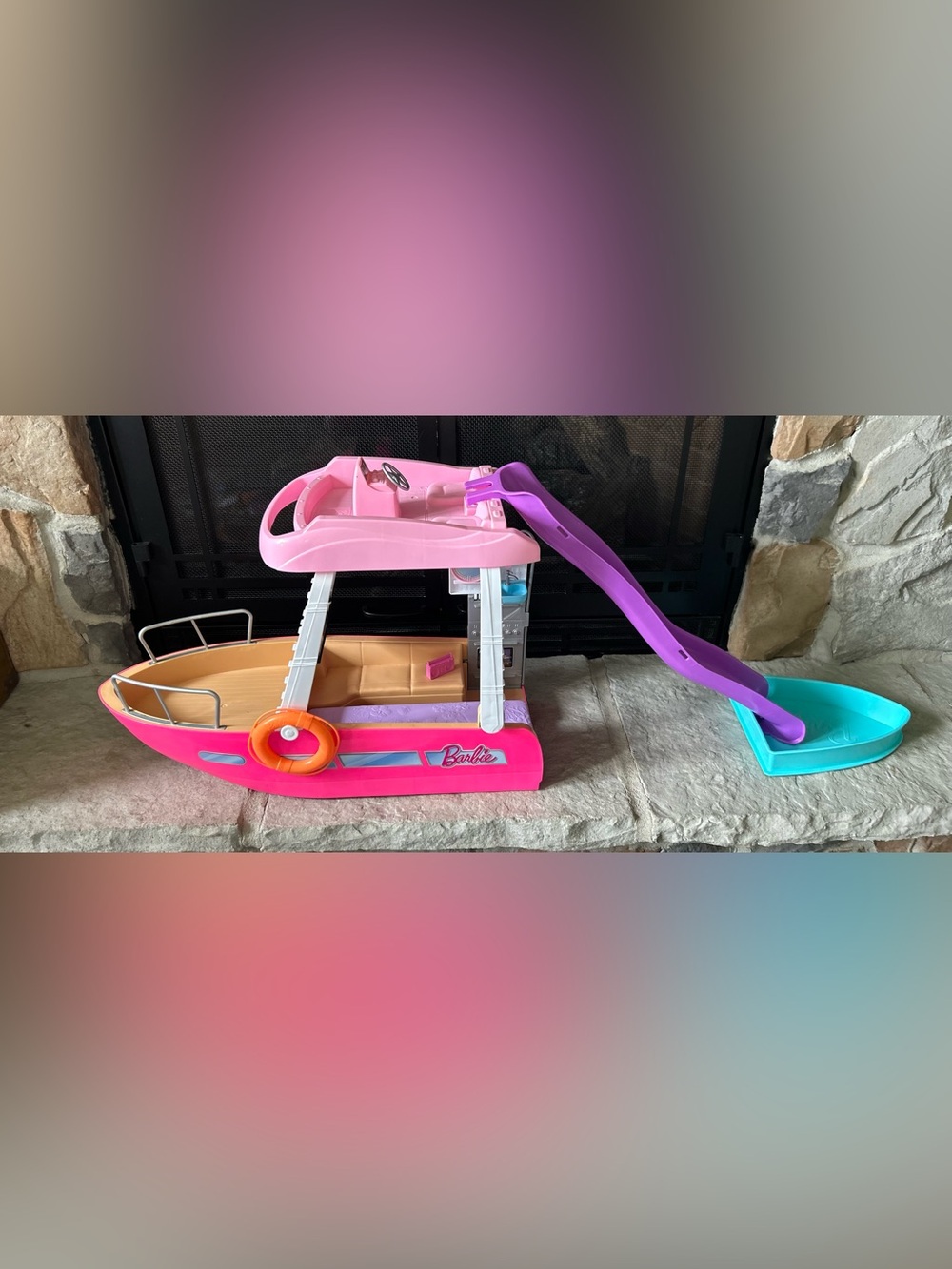 Barbie Pink and Purple Play Camper with Slide